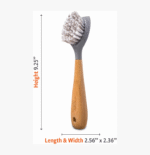 Circle Scrub Brush for Cast Iron Cookware - Image 3